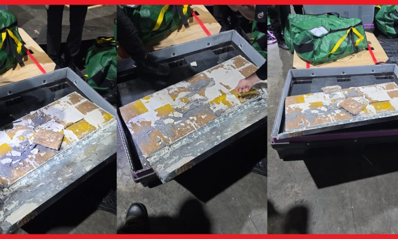 570 Kilograms of Hashish Seized Inside International Transport Truck at Tangier Med