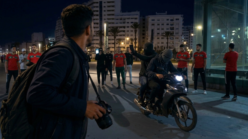 Tangier Journalist Reports Phone Theft While Covering Morocco Victory Celebrations